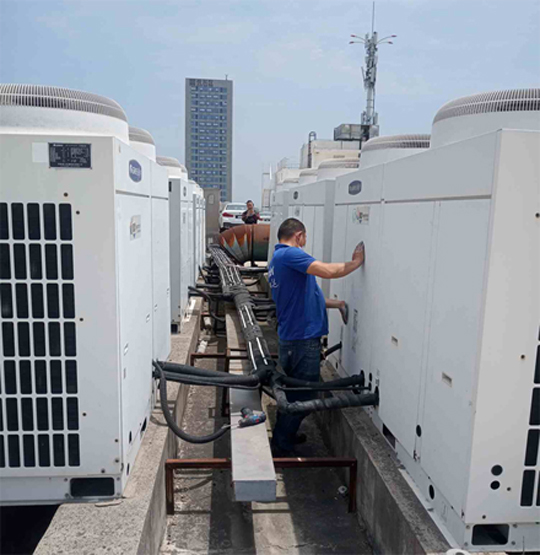 永平中央空调制热和不制冷系统维修方法